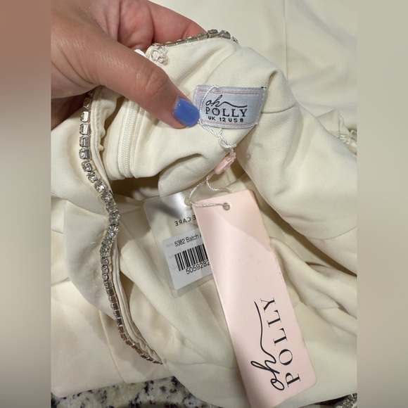 SOLD - NWT Oh Polly Cream Dress - Picture 5 of 6